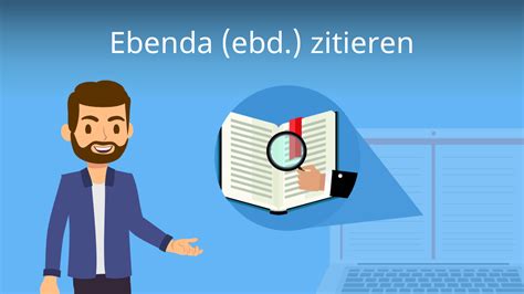 ebenda englisch|EBENDA 